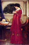John William Waterhouse The Crystal Ball Spain oil painting artist